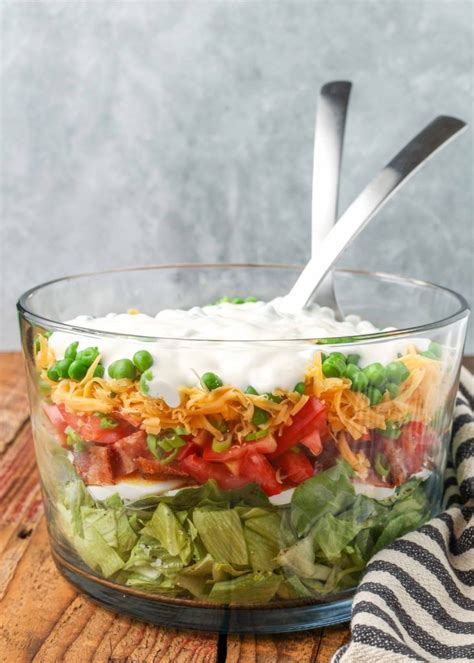 Old Fashioned 7 Layer Salad Vegetable Recipes