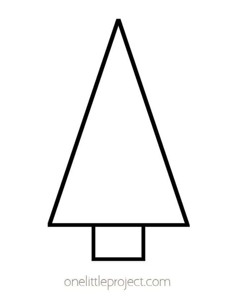 triangle tree template