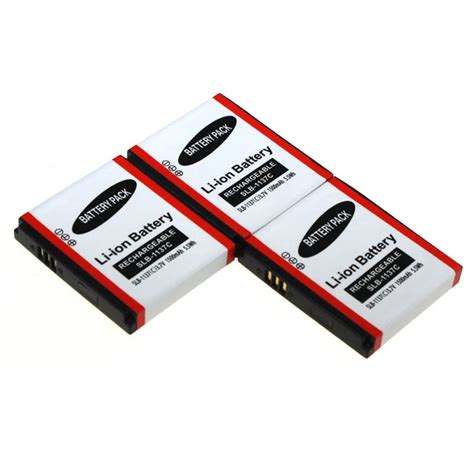 Digital Boy 3PCS SLB 1137C SLB 1137C SLB1137C Li Ion Batteries 3 7v