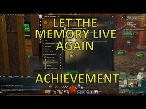 GW2 Let The Memory Live Again Achievement YouTube