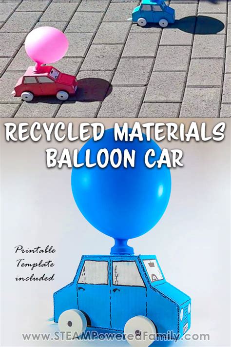 Build A Balloon Car And Race To The Finish Science Fair Project