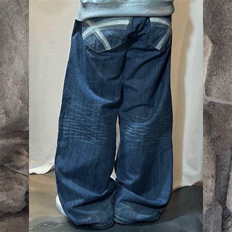 Vtg denim wide point pants 후루츠패밀리