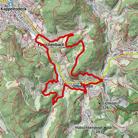 Ottenhöfen im Schwarzwald Mühlenweg OFFIZIELLE TOUR BERGFEX