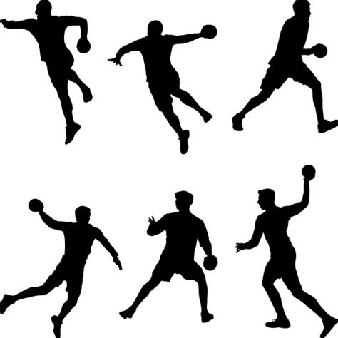 Handball Vector Images Over