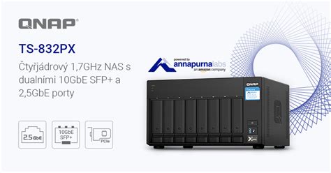 QNAP představuje NAS TS-832PX s porty 10GbE SFP+ a 2,5GbE – Letem ...