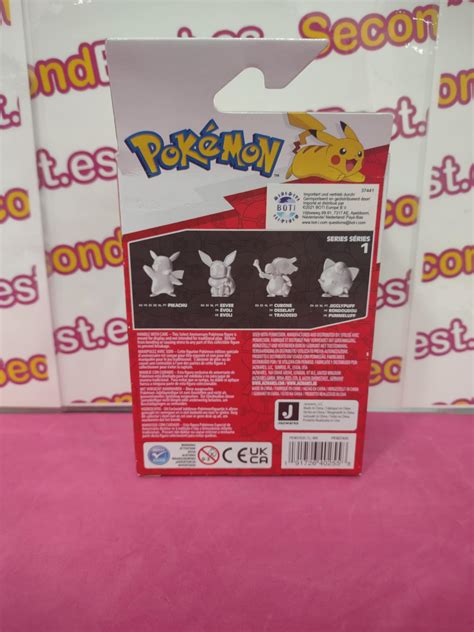 Pokémon Eevee Cromado Figura Jazwares Especial 25 Años Nuevo