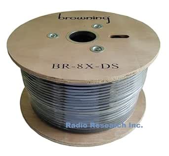 Amazon Tram Browning RG 8X Type Coaxial Cable 500 Ft Reel BR 8X