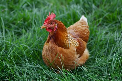 Large Beautiful Chicken Premium Ai Generated Image