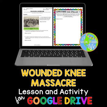 Wounded Knee Massacre, Ghost Dance GOOGLE DRIVE by A Social Studies Life