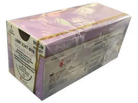 Violet Lotus Lnw 2347 910 Surgical Needled Suture For Clinic Size 90