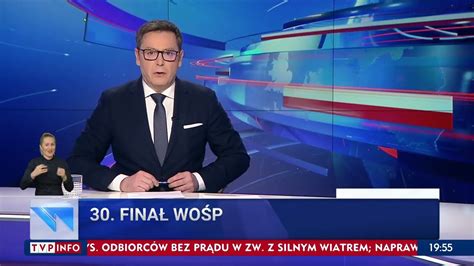 TVP Wiadomosci 20 Sekund O WOSP 2022 01 30 20 01 18 YouTube