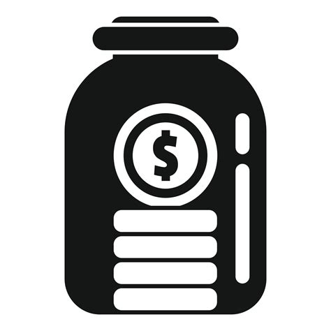 Jar Money Compensation Icon Simple Vector Work Benefit 21412146 Vector Art At Vecteezy