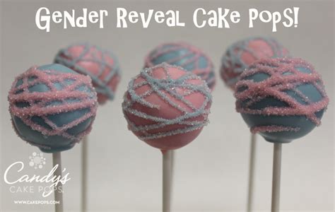 Gender Reveal Cake Pops Vanilla Cake Dyed Either Pink Or Blue Inside