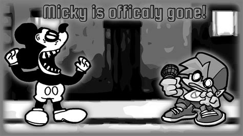 Micky Is Officially Gone Fnf Vs Sad Mouse Unofficial Full Week YouTube