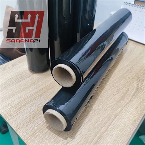 Jual Plastik Wrapping Hitam Stretch Film X Meter Shopee Indonesia