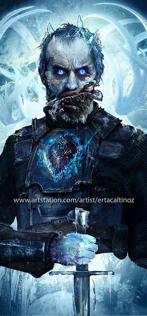 Artstation Stannis Baratheon Ertaç Altınöz Game Of Thrones Wights