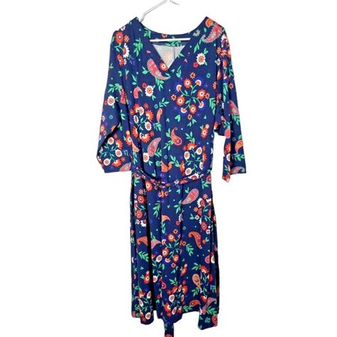 Croft And Barrow Dresses Nwt Croft Barrow Navy Blue Floral Stretch