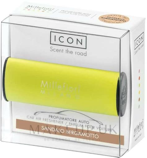 Millefiori Milano Icon Car Air Freshener Icon Classic Giallo Sandalo