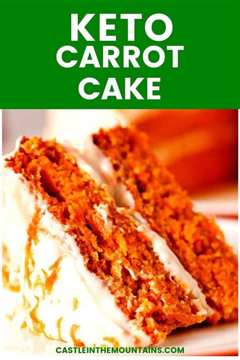 Sumptuous Keto Carrot Cake ~ 4 Net Carbs Including The Frosting This Amazing Layered Cake Is A