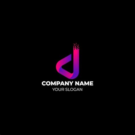 Premium Vector Letter D Technology Modern Logo Company