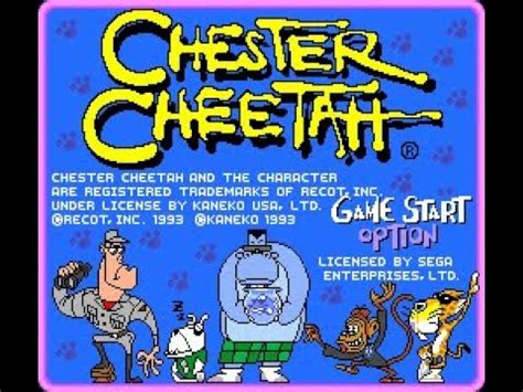 Chester Cheetah Sega Genesis Walkthrough Youtube