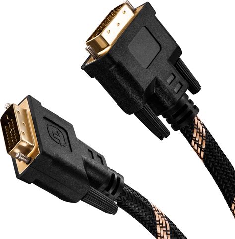 Amazon DVI D Cable Dual Link DVI To DVI Male Wire 24 1 Pin 3ft 6ft