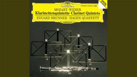 Mozart Clarinet Quintet In A K 581 2 Larghetto YouTube