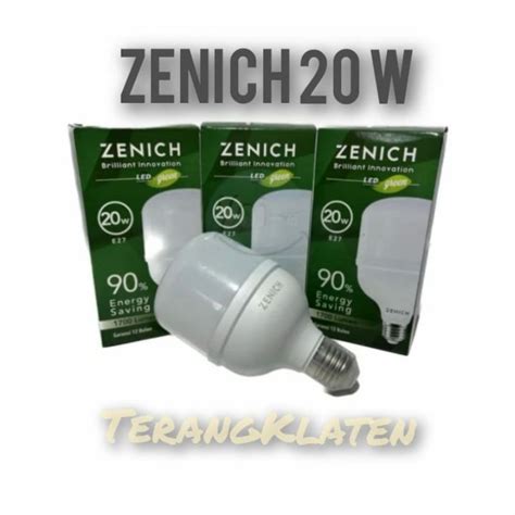 Jual Lampu Led Zenich Watt Lampu Bohlam Led Putih W Shopee