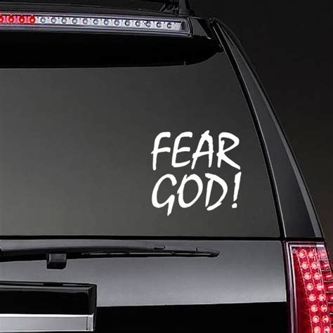 Fear God Sticker