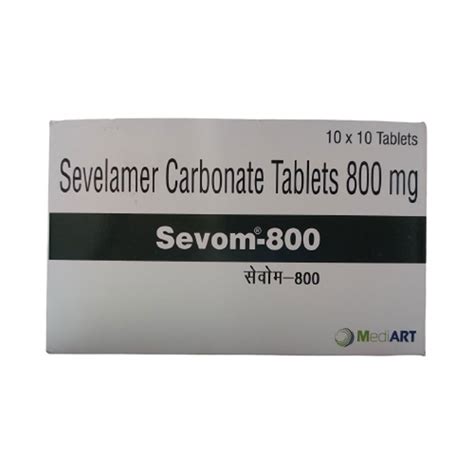 800mg Sevelamer Carbonate Tablets At Rs 226 8 Box Sevelamer Carbonate