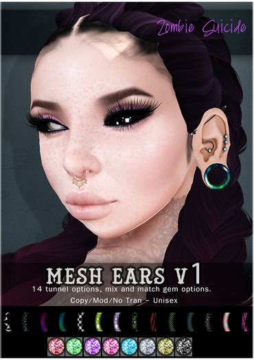 Second Life Marketplace Z S Mesh Ears V1