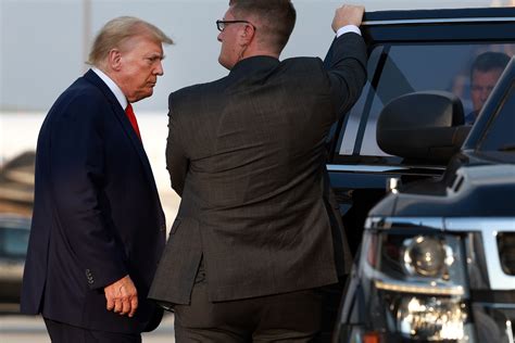 Trump Surrenders At Fulton County Jail For His First Mug Shot The