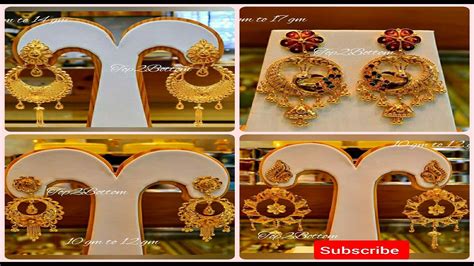 Gold Kanbala Design Gold Earring Design Huge Collection Of Gold