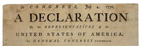 In Congress July 4 1776 The Boston Globe