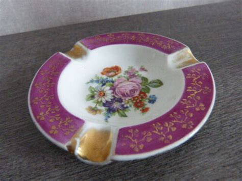 Ancien Petit Cendrier En Porcelaine De Limoges S01 EBay