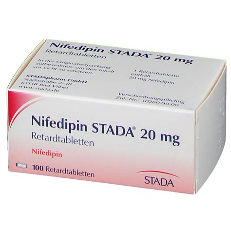 Nifedipin Stada Mg St Mit Dem E Rezept Kaufen Shop Apotheke