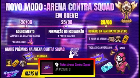 NOVO MODO ARENA CONTRA SQUAD COMO VAI FUNCIONA O NOVO MODO ARENA