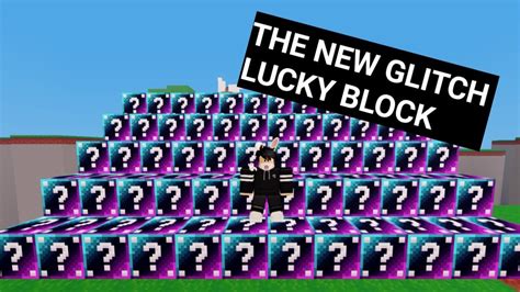 The New Glitch Lucky Blocks Roblox Bedwars Youtube