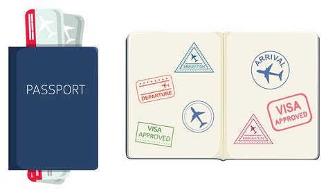 Passport Clipart Black And White