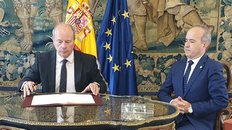 El Ministro De Justicia Y El Rector De La Uned Firman Un Protocolo Para