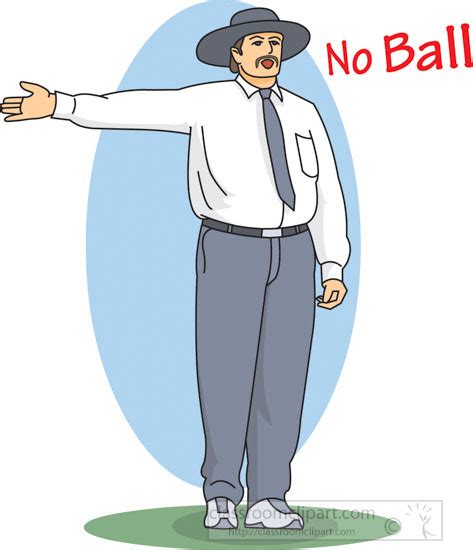 Cricket Clipart Clipart- cricket_umpire_no_ball - Classroom Clipart