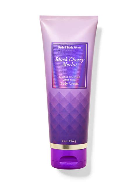 Bath And Body Works Black Cherry Merlot Ultra Shea Body Cream 226g