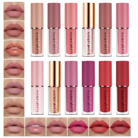 LOPHE Flüssiger Lippenstift 12 Farben Wasserfester Liquid Lipstick