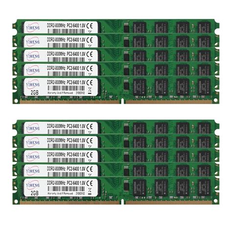 Udimm Ram Pc Pin V Piezas Ddr Gb Mhz Sin