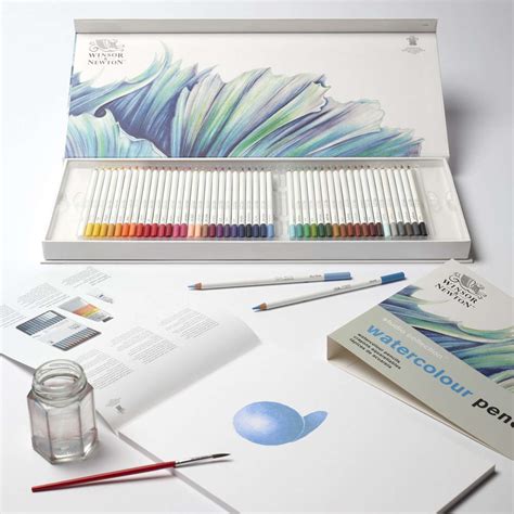 Coffret complet de 48 crayons aquarellables Winsor Newton Le Géant