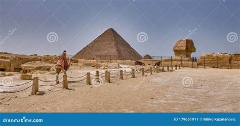 Giza Plateau With The Great Sphinx And The Giza Pyramid Complex