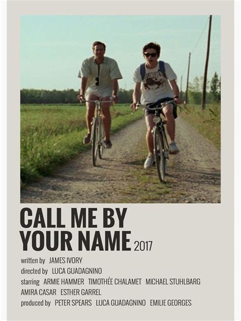 Call Me By Your Name Sticker By Lisfestyle Redbubble