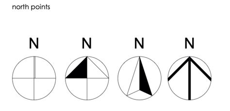 Drafting North Arrow Symbol