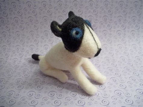 Needle Felted Dog Mini Dog Figure Feltwithaheart Etsy Needle Felted