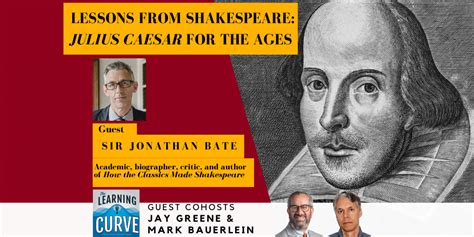 UK Oxford S Sir Jonathan Bate On Shakespeare S Julius Caesar